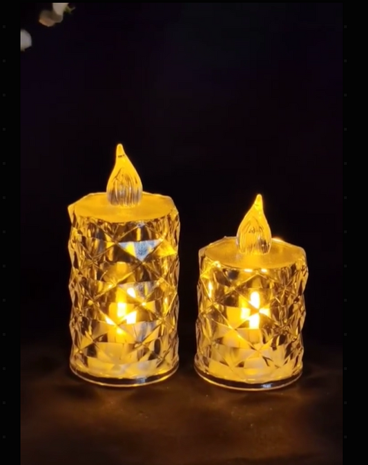 Candle Lamps for Temple (Pack of 2)